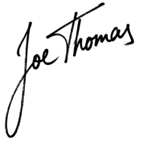 Signature of Joe Thomas, Founder of PanPalz